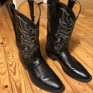 Tony Lama Men’s Black Cowboy Boots